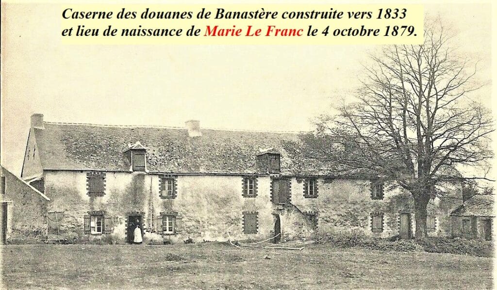 Caserne des douanes de Banastère 1833