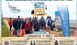 Les mains dans le sable