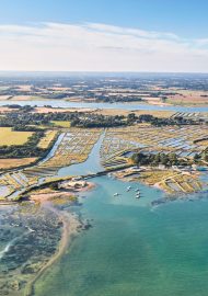 vue aérienne Golfe du Morbihan - Presqu'île de Rhuys