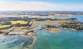 vue aérienne Golfe du Morbihan - Presqu'île de Rhuys